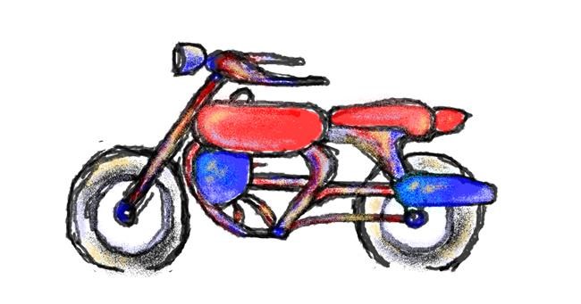 Drawing of Motorbike by hahah