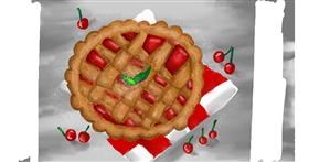 Drawing of Pie by Vania