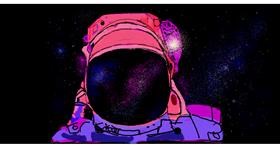 Drawing of Astronaut by Helena