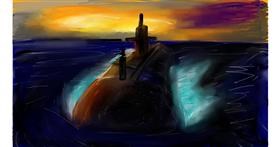 Drawing of Submarine by Mia