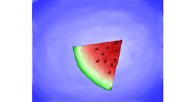 Wassermelone-Zeichnung von *Ellie person*