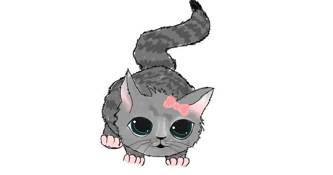 Drawing of Kitten by Snowy