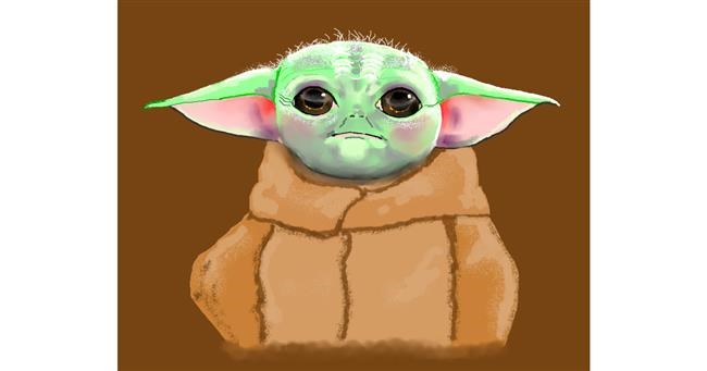 Baby Yoda - autor: Cec