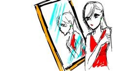 Drawing of Mirror by n