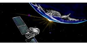 Drawing of Satellite by Chaching