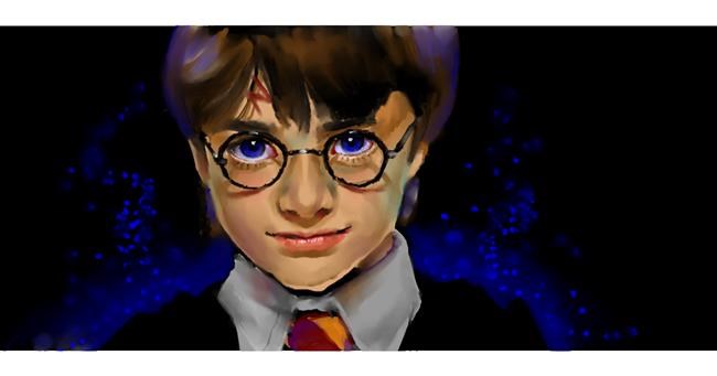 Drawing of Harry Potter by Ghost