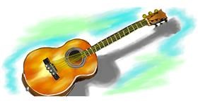 Drawing of Guitar by justme❤️